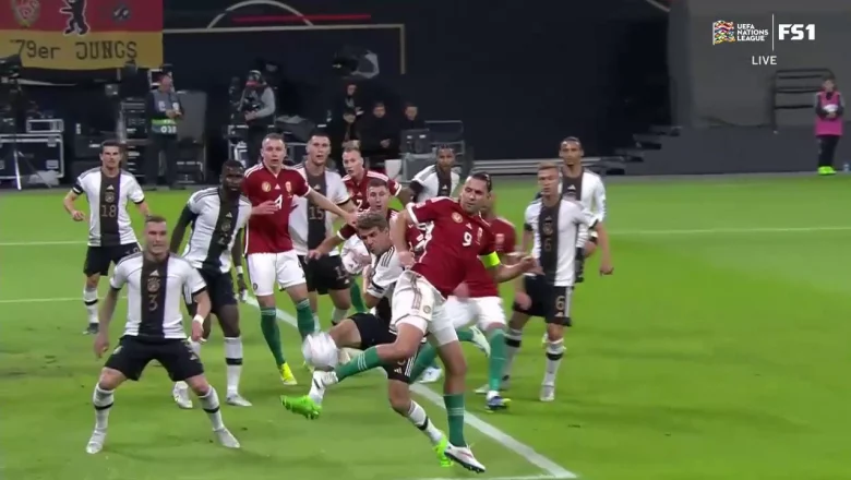 Ungarn leder 1-0 over Tyskland etter Adam Szalais bakre hælspark
